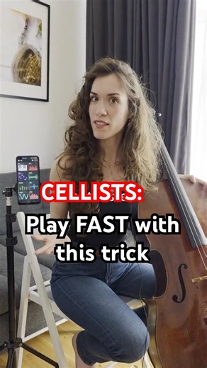 How to play fast cello passages (rhythms with metronome technique)