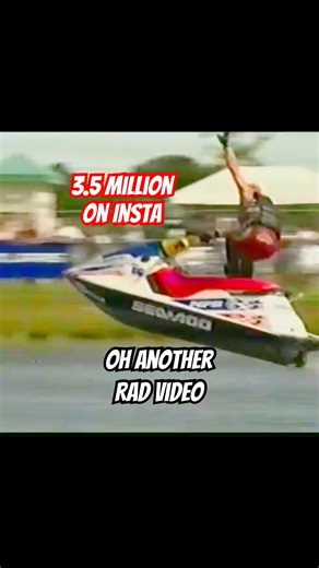 Sea-Doo no-hands jump & crowd gets soaked—this one already hit 3.5M on Insta!