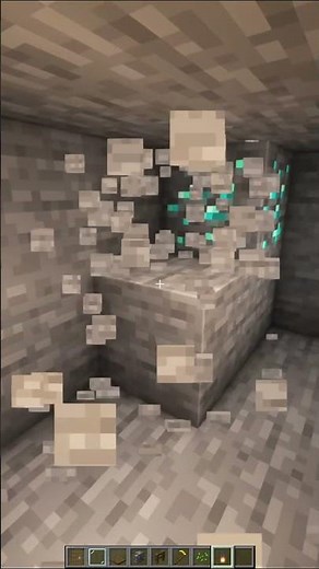 Building Into Your Hill With This Starter Base #minecraftbuilding #tutorial #shorts