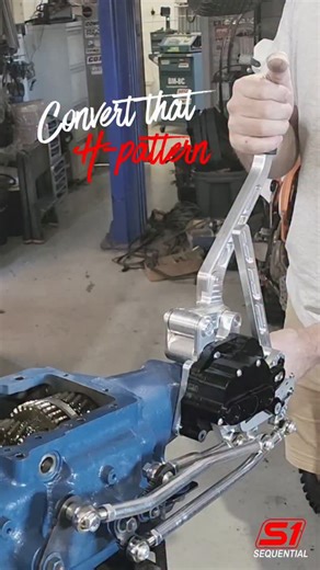 S1 Sequential on Instagram: "Convert that old h pattern to sequential shift #carsofinstagram #cars #jdmcars #gearbox #classiccar"