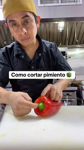 Como cortar pimiento 🫑 | Onion Cutting Tutorial