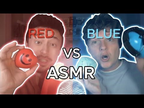Red Vs Blue ASMR With Corey ASMR!