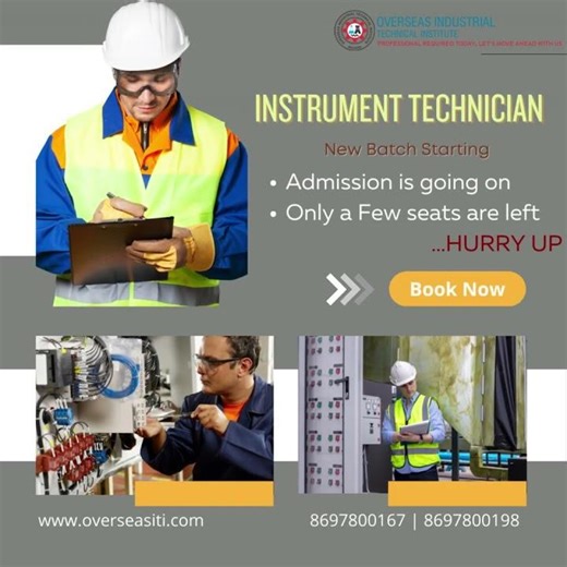 Instrument Technician Course | Instrumentation QA/QC Course | Institute for Instrument Technician |