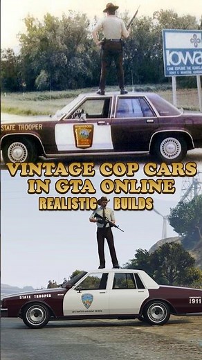 Vintage Cop Cars in GTA Online