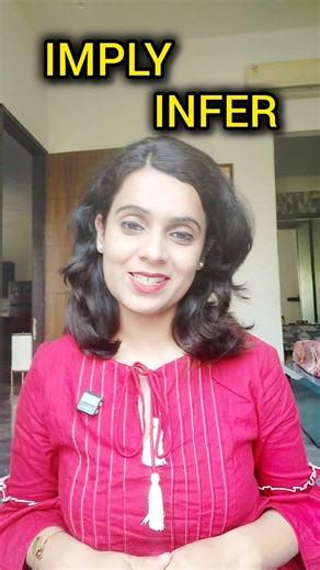 IMPLY OR INFER ? 🤔 Learn the difference #english #shorts