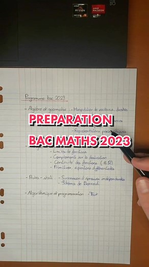Conseils pour réussir le bac de maths 2023