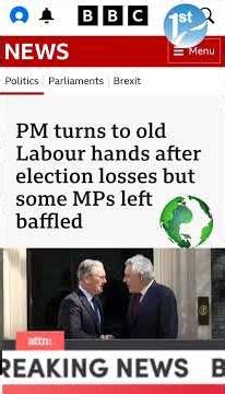 PM turns to old Labour hands after election losses but some MPs left baffled #news #bbc