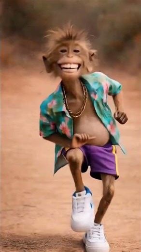 Monkey dance#youtubeshorts #funny #myowncreations #comedy #trending