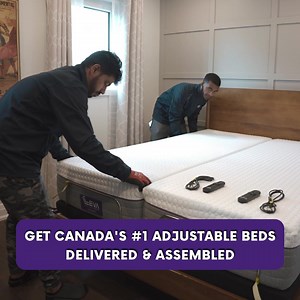 READY TO ELEVATE YOUR SLEEP? Sleep deeper, longer, and more comfortably with the ONLY adjustable beds made in Canada.  Delivered Right To Your Room  Assembled For You  60-Night Sleep Trial  Mattresses & Frames Made In Canada  100%-Adjustable Head & Foot Articulation 辰 Dual Zone Massagers Available | Leva Sleep | Facebook