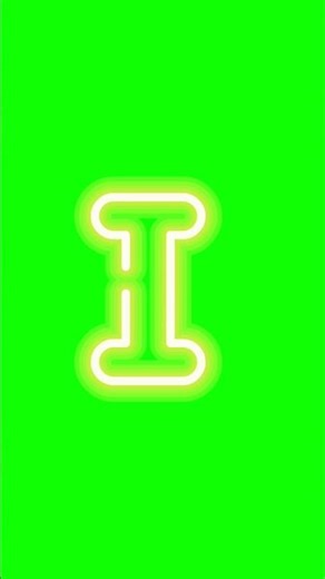 I Alphabet animation green screen video #greenanimation #animatedalphabet