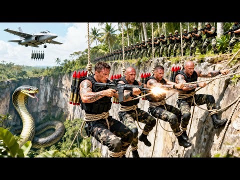 Action film: Ambushed on a field mission, a special soldier is saved at the last moment—by a snake.