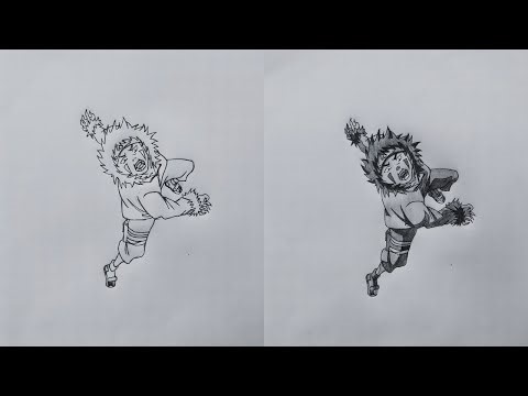 Drawing Kiba Inuzuka from Naruto Shippuden | Step-by-Step Anime Art Tutorial