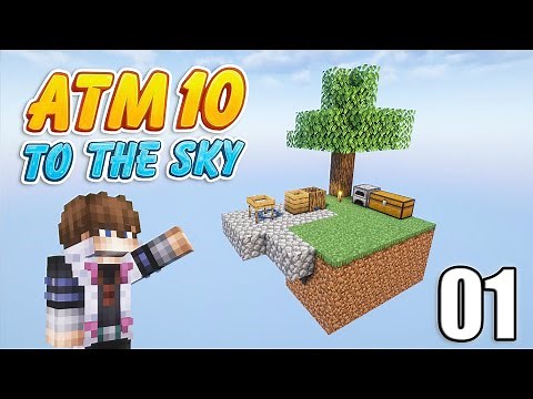 ATM10 To The Sky EP 1 String, Sieving, and Getting Water from NOTHING