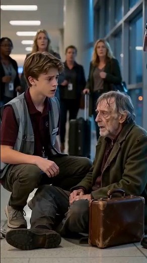 Hundreds of travelers saw the old man collapse in Terminal B. Only the seventeen-year-old#viral