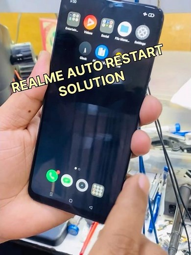 How to fix realme mobile restart issue ( realme 5 pro auto restart solution) Realme auto restart fix