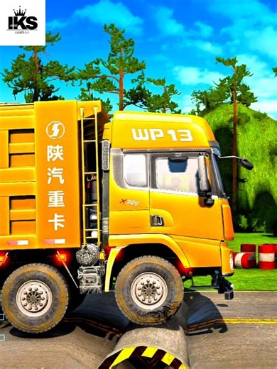 Mudrunner Pc Game truck Vs SpeedBump #mudrunner #pcgame #shorts #simulation