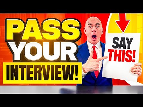 TOP 8 INTERVIEW QUESTIONS & ANSWERS! (How to PASS a JOB INTERVIEW!)