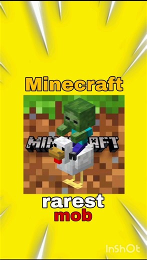 what is minecraft rarest mob 🤯#minecraft #minecrafthindi #shorts #aloo