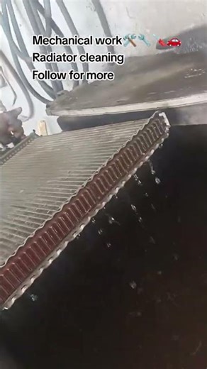 Radiator cleaning #automobile #problemfix #works