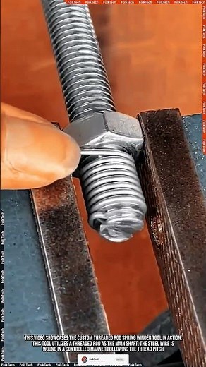 Threaded Rod Winder Tools: Manual Spring Maker Precision Innovation #tool #tools #innovation