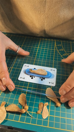 How to make sycamore seed silicone mould 🌿 A snippet from the latest online project: the Keum Boo Sycamore/Maple Seed Earrings Want the full step-by-step tutorial? Comment SEED for all the details straight to your DMs #learnsomethingnew #jewelrytutorial #natureinspiredjewelry | Cognac Jewellery School