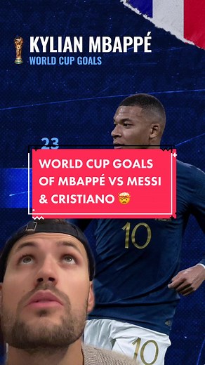 Mbappé World Cup Goals vs Messi & Cristiano