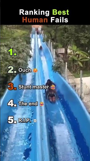 Ranking Top 5 falling Moments 😂 | #shorts