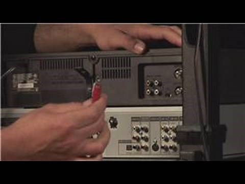 VCRs & Computers : How to Connect a DVD & VCR to TV