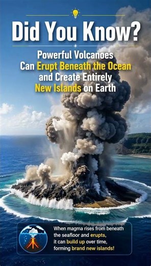 Volcanoes Creating New Islands