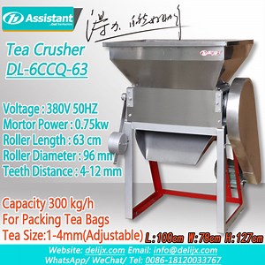 Tea Fragment Shredder Crusher Leaf Crushing Shredding Machine