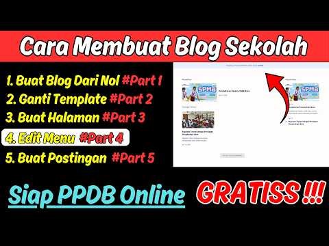 Cara Mengedit dan Membuat Menu di Blogger