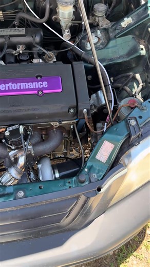 I just finished the full exhaust on my fully built sleeper Crv! What do you guys think?? #sleeper #fullexhaust #vtec #engine #honda #b18 #crv #racecar #turbo #b20 #minatoperformance #maintenance #b16 #civic #cylinderhead #custom #turbocrv | B18 Engine Build