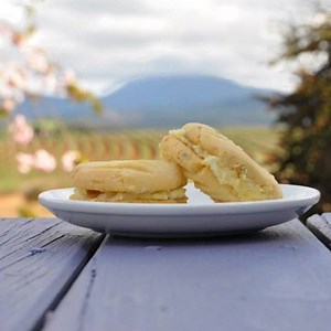 2.6K views · 249 reactions | Morning tea is served! Our Lavender & Lemon Melting Moments are tangy, sweet, and very moreish... | Bridestowe Lavender | Facebook