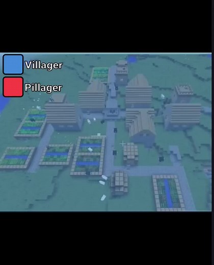 Epic Villager vs. Pillager Battle in Minecraft