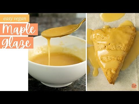 Easy Maple Glaze (vegan!)