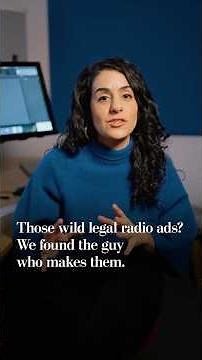 Those wild legal radio ads? We found the guy who makes them.