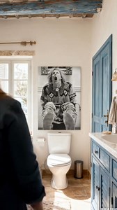 🚽 The Dumb and Dumber Bathroom Art The Toilet Movie classic piece Posters is Perfect for Your Bathroom or Restroom Decor, it is Also Suitable for Kids Bathroom Decor.❤️Add humor and personality to your bathroom with this funny bathroom art poster. Featuring a witty and lighthearted design, this black-and-white poster is perfect for adding charm to any restroom. | Nzeindustrio-c