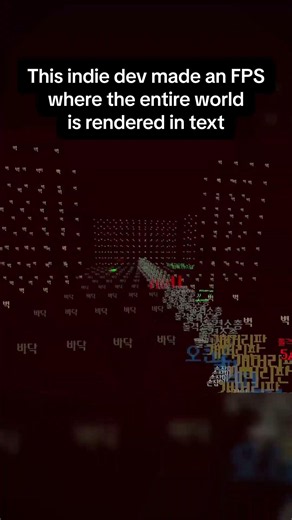Even the bullets are text #indiegame #newgame #gameplay #fpsgames #steamgames