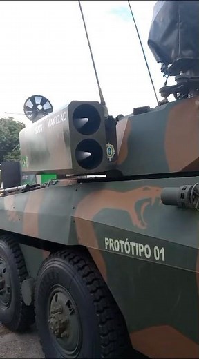 Cascavel Modernizado pela Akaer agora tem míssil da SIATT #defesa
