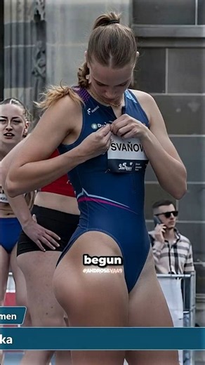 The Secret Behind Dominika Svanová's Long Jump 👀 #shorts #trackandfield