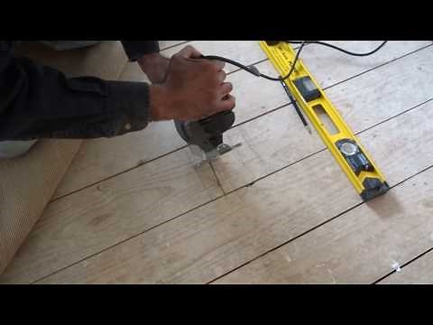 How to cut and lift floor boards