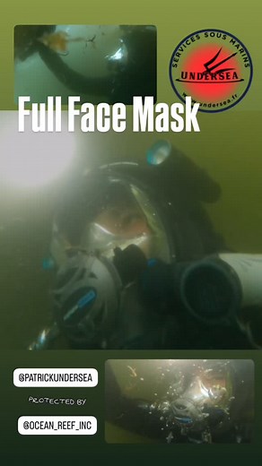Au chaud et à l’abri avec mon #fullfacemask OCEAN REEF, INC. et en...