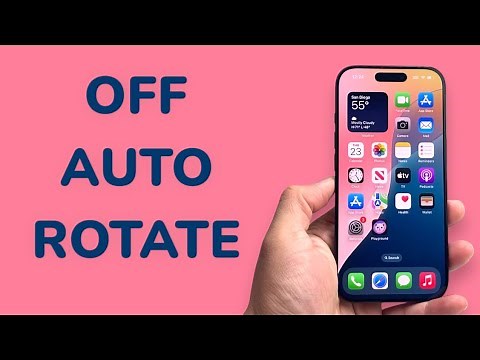 How To Turn Off Auto Rotate on iPhone
