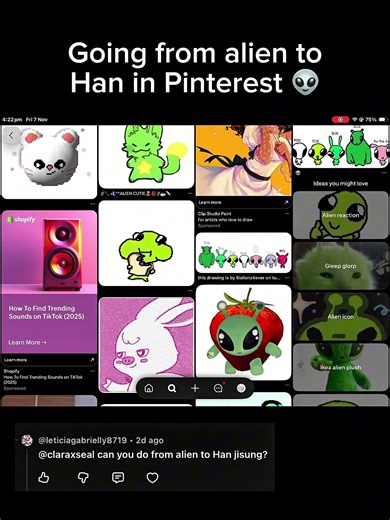 Going from alien to Han👽🐿️ (requested) #shorts #skz #han #straykids #alien #random