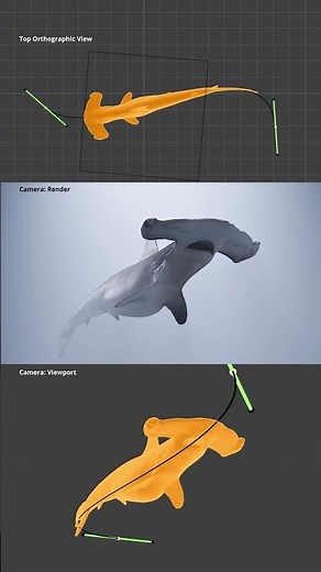 Bézier Shark Rig Loop #b3d (Project file on Patreon)