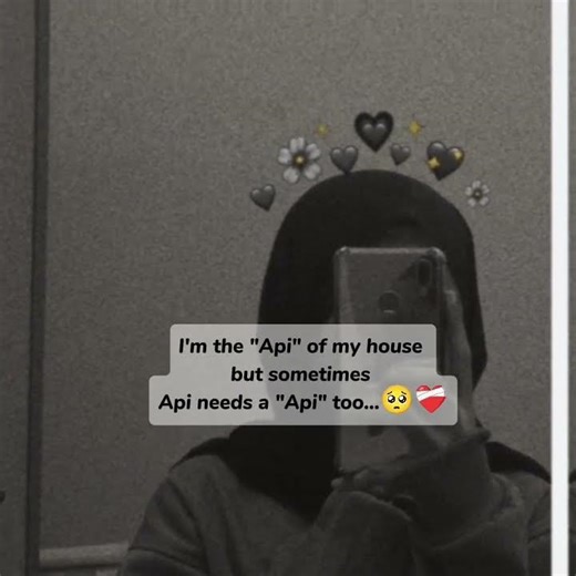 I'm The "API" of my house but sometimes Api needs a "Api" too 🥺❤️‍🩹