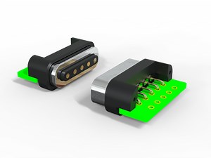 5 Pin Pogo Pin Connector magnetic | QH Industrial