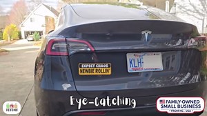 Non-Magnetic New Student Driver Sticker for Car Vehicle Safety Sign Decal Window Cling