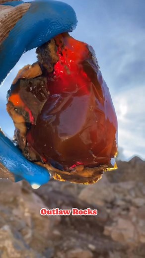 Oregon fire opal mined by Outlaw Rocks at our Opal Queen Mine. outlawrocksllc.com #foryourpage #outlawrocks #fyp #rocks #mining #gems #foryoupage #oregonfireopal #gemstones #opal #lapidary | Outlaw Rocks