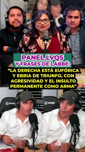 🔴El panel de La Voz de los que Sobran analiza las frases del diputado Labbé: “Mientras la ultraderecha está eufórica y ebria de triunfo, en la izquierda se apuntan los unos a otros sin hacer autocrítica”. | La voz de los que sobran